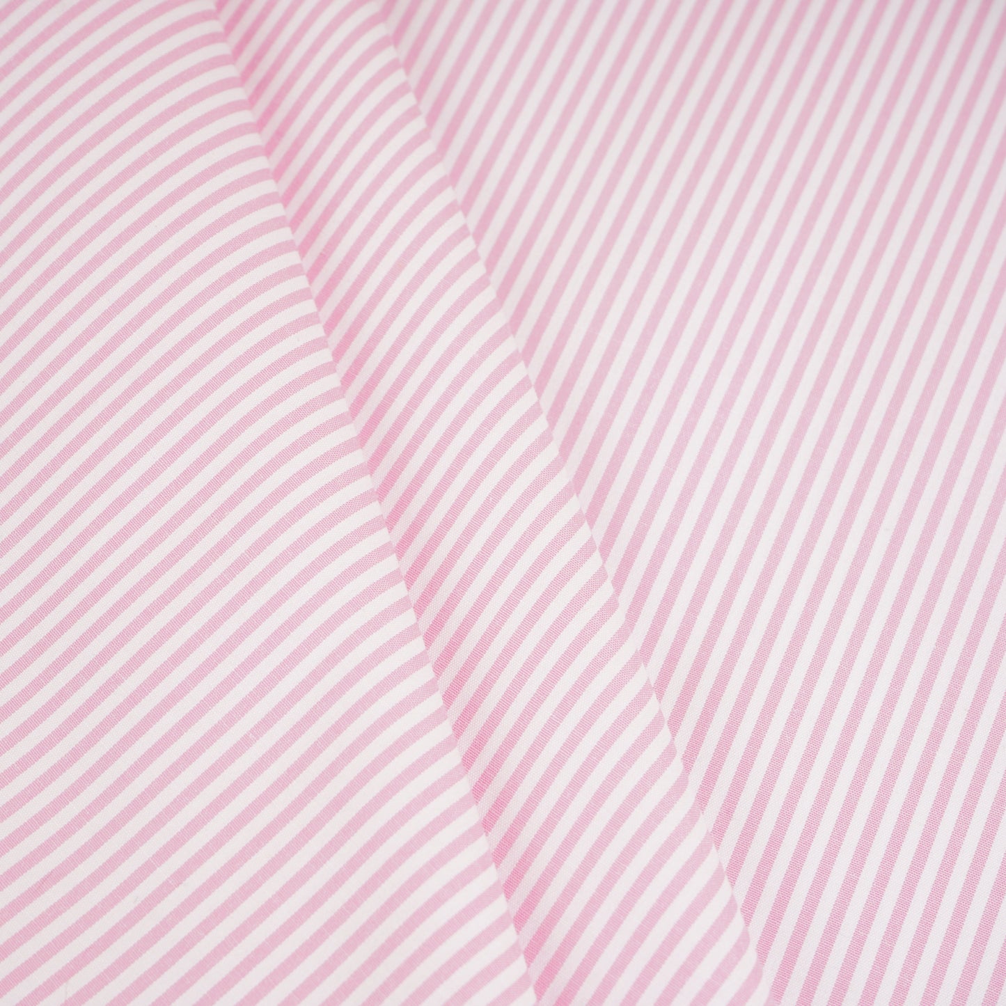 Pink & White Stripes Print Poplin Fabric MFM-30141