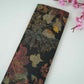 Black Shimmer Big floral print 60s Cotton Fabric PI-31887