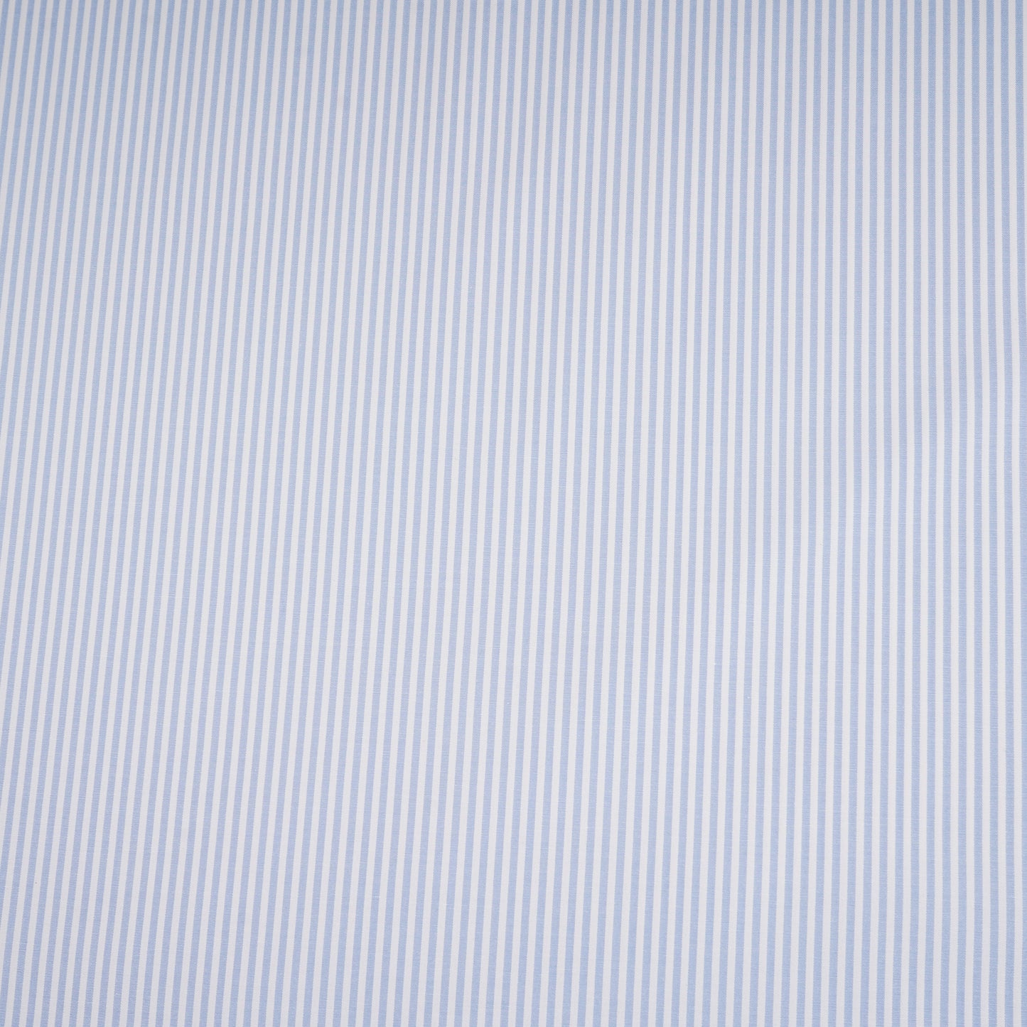 Light Blue & White Stripes Print Poplin Fabric MFM-30138