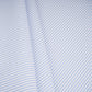 Light Blue & White Stripes Print Poplin Fabric MFM-30138