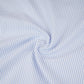 Light Blue & White Stripes Print Poplin Fabric MFM-30138