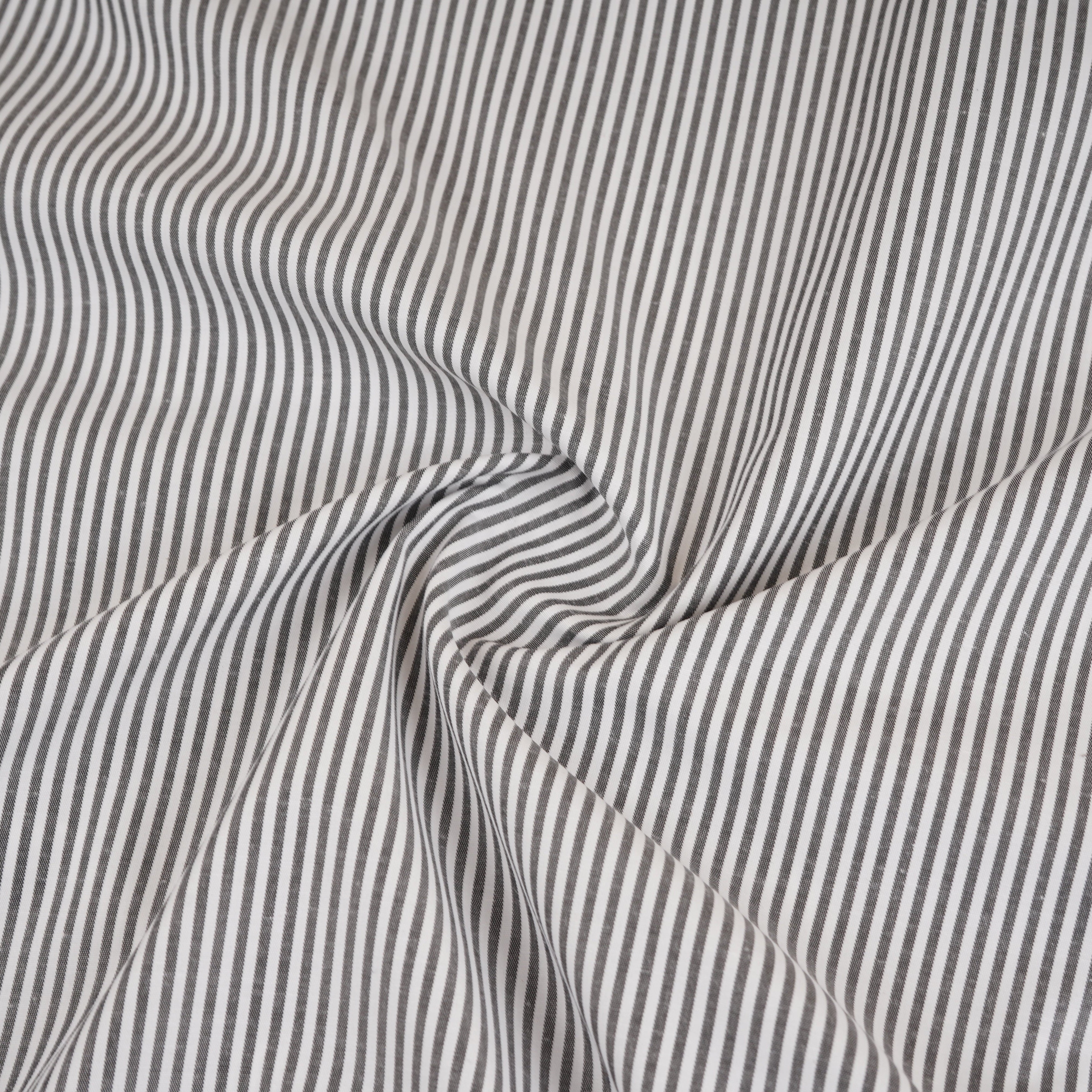 Black & White Stripes Print Poplin Fabric MFM-30142 - TradeUNO