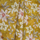 Mustard Shimmer floral print 60s Cotton Fabric PI-31877