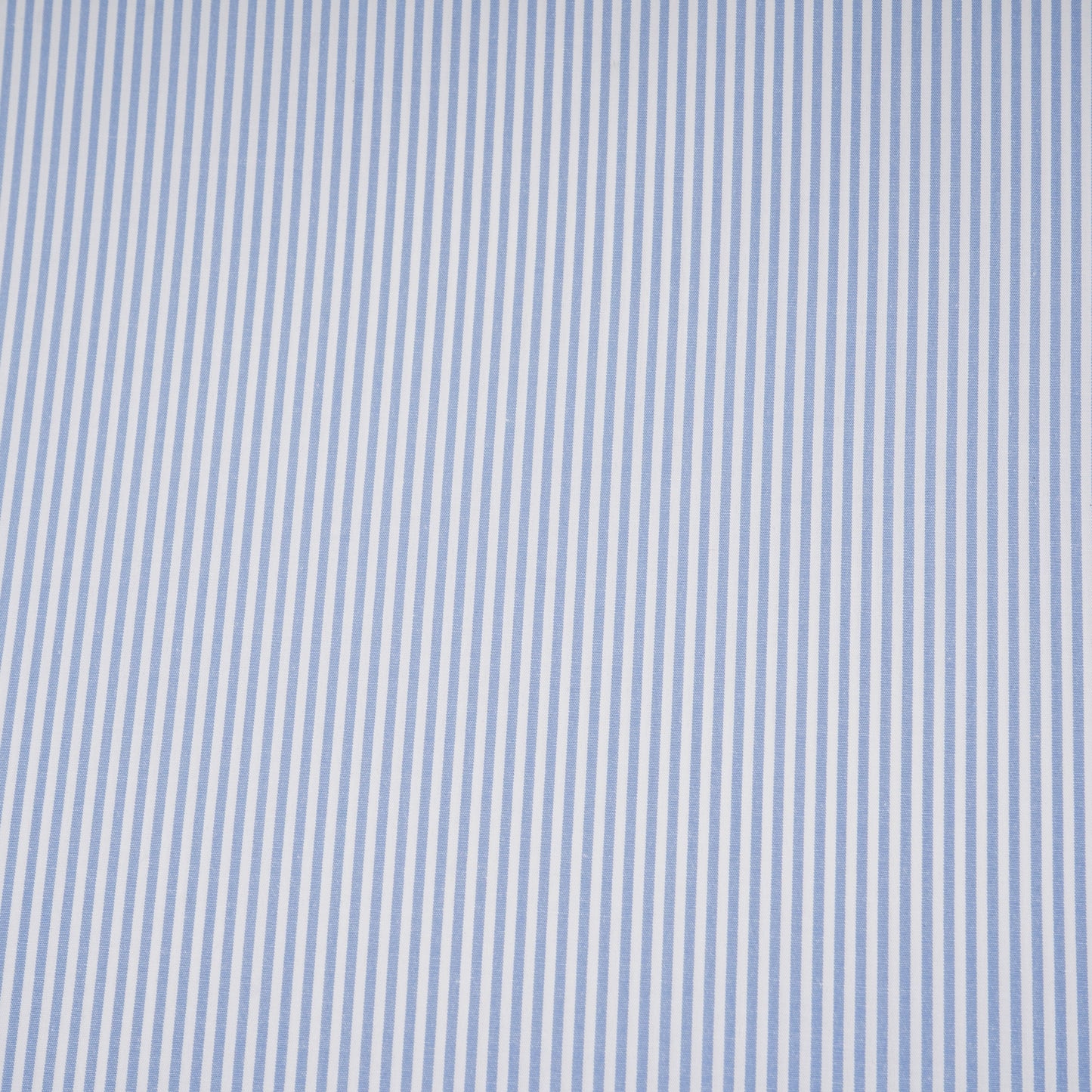 Light Blue & White Stripes Print Poplin Fabric MFM-30139