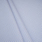 Light Blue & White Stripes Print Poplin Fabric MFM-30139