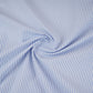 Light Blue & White Stripes Print Poplin Fabric MFM-30139