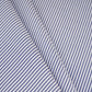 Navy Blue & White Stripes Print Poplin Fabric MFM-30137