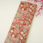 Red Shimmer floral print 60s Cotton Fabric PI-31882