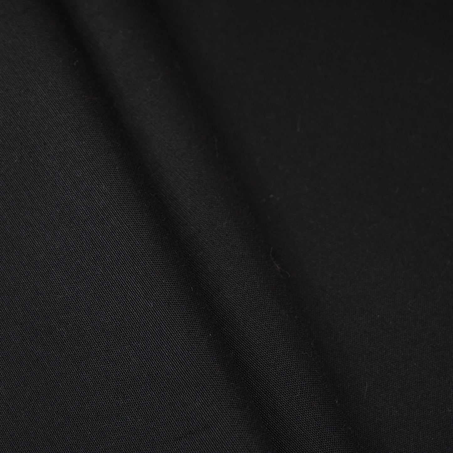 Black Solid Oxford Cotton Fabric MFM-30173