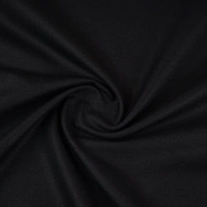 Black Solid Oxford Cotton Fabric MFM-30173 - TradeUNO