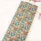 Blue Shimmer floral print 60s Cotton Fabric PI-31880