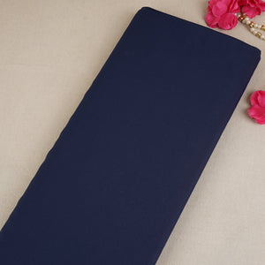 Navy Blue Solid Micro Cotton Fabric MFM-30149 - TradeUNO
