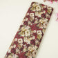 Maroon Shimmer floral print 60s Cotton Fabric PI-31886
