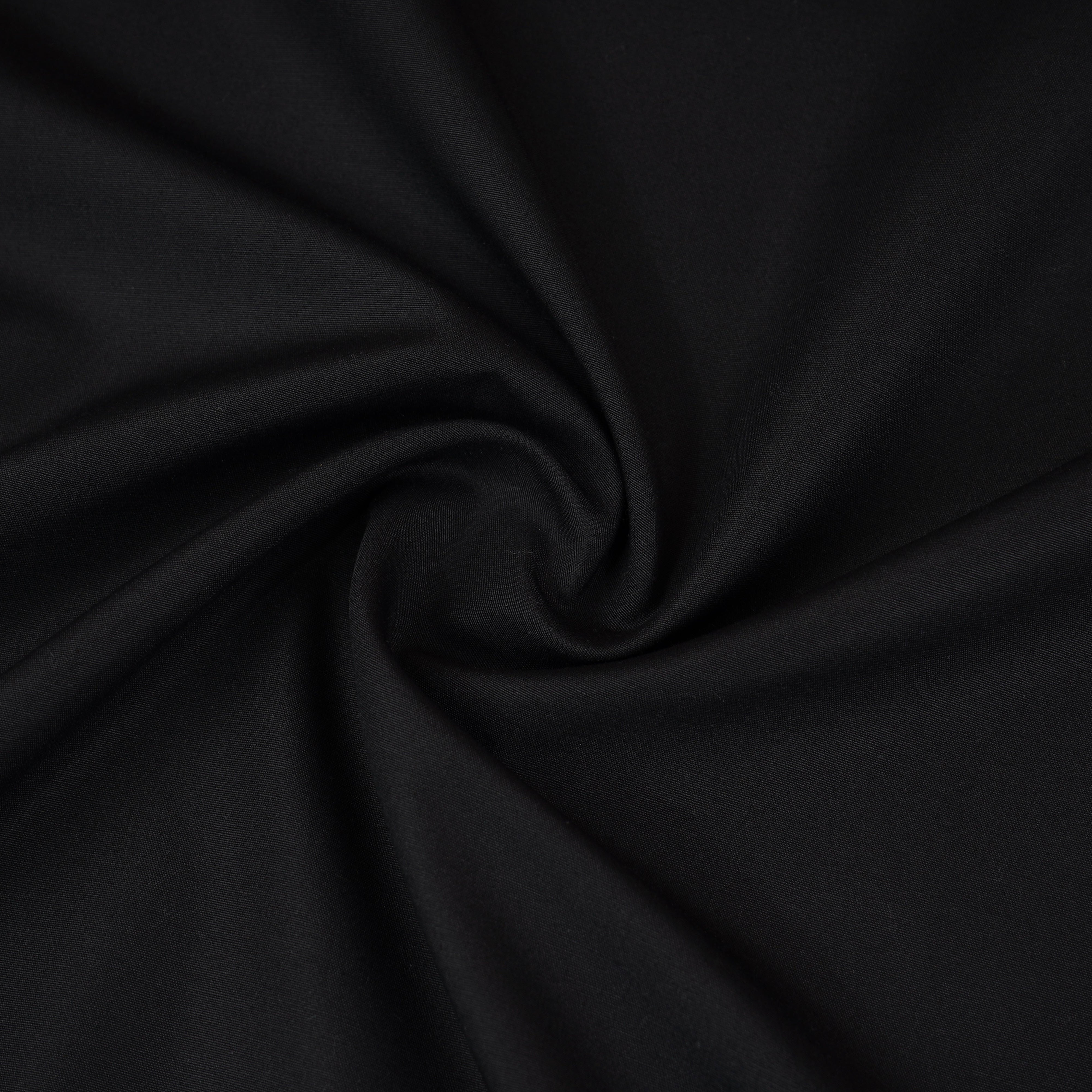 Black Solid Micro Cotton Fabric MFM-30148 - TradeUNO