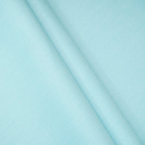 Aqua Blue Solid Oxford Cotton Fabric MFM-30152 - TradeUNO