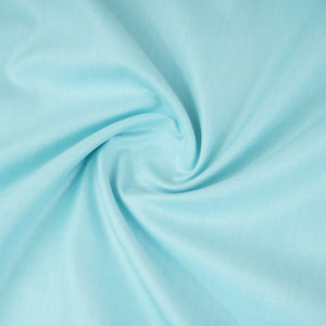 Aqua Blue Solid Oxford Cotton Fabric MFM-30152 - TradeUNO