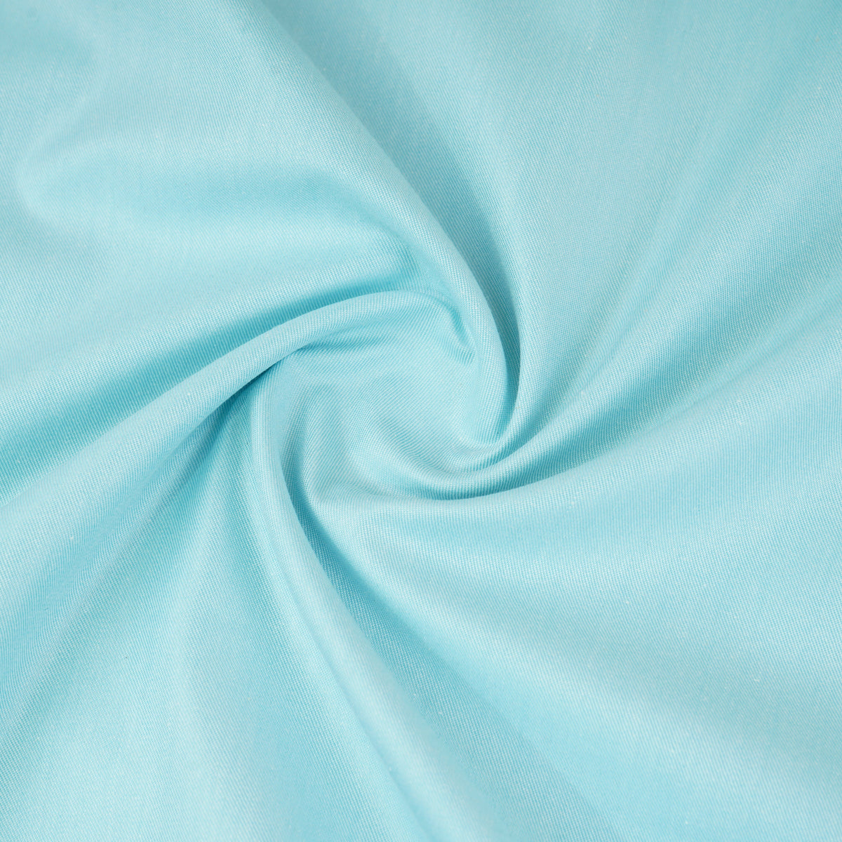 Aqua Blue Solid Oxford Cotton Fabric MFM-30152 - TradeUNO