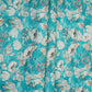 Sky Blue Shimmer floral print 60s Cotton Fabric PI-31884