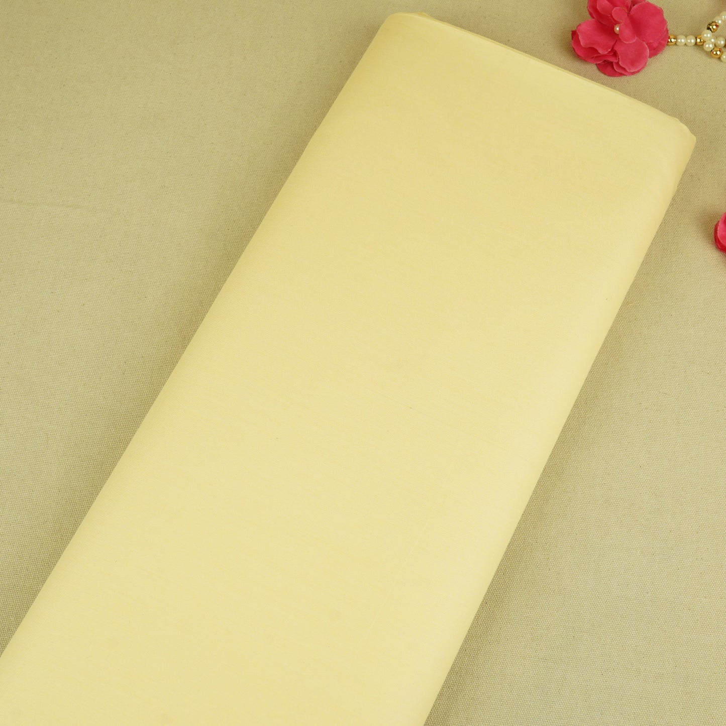 Yellow Solid Oxford Cotton Fabric MFM-30153