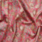 Pink Shimmer floral print 60s Cotton Fabric PI-31883