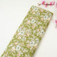 Green Shimmer floral print 60s Cotton Fabric PI-31881
