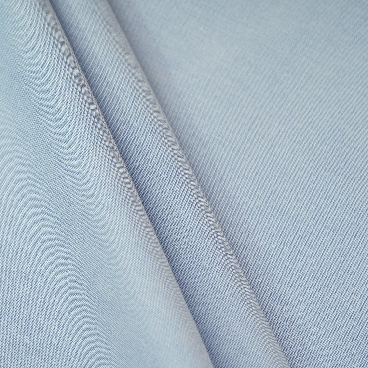 Blue Solid Oxford Cotton Fabric MFM-30175