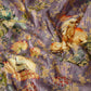 Lavender Pichwai Jacquard stripes Raw Mango Silk Fabric CW-31587