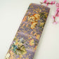 Lavender Pichwai Jacquard stripes Raw Mango Silk Fabric CW-31587