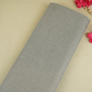 Dark Grey Solid Oxford Cotton Fabric MFM-30143 - TradeUNO