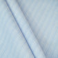 Light Blue & White Stripes Print Poplin Fabric MFM-30119