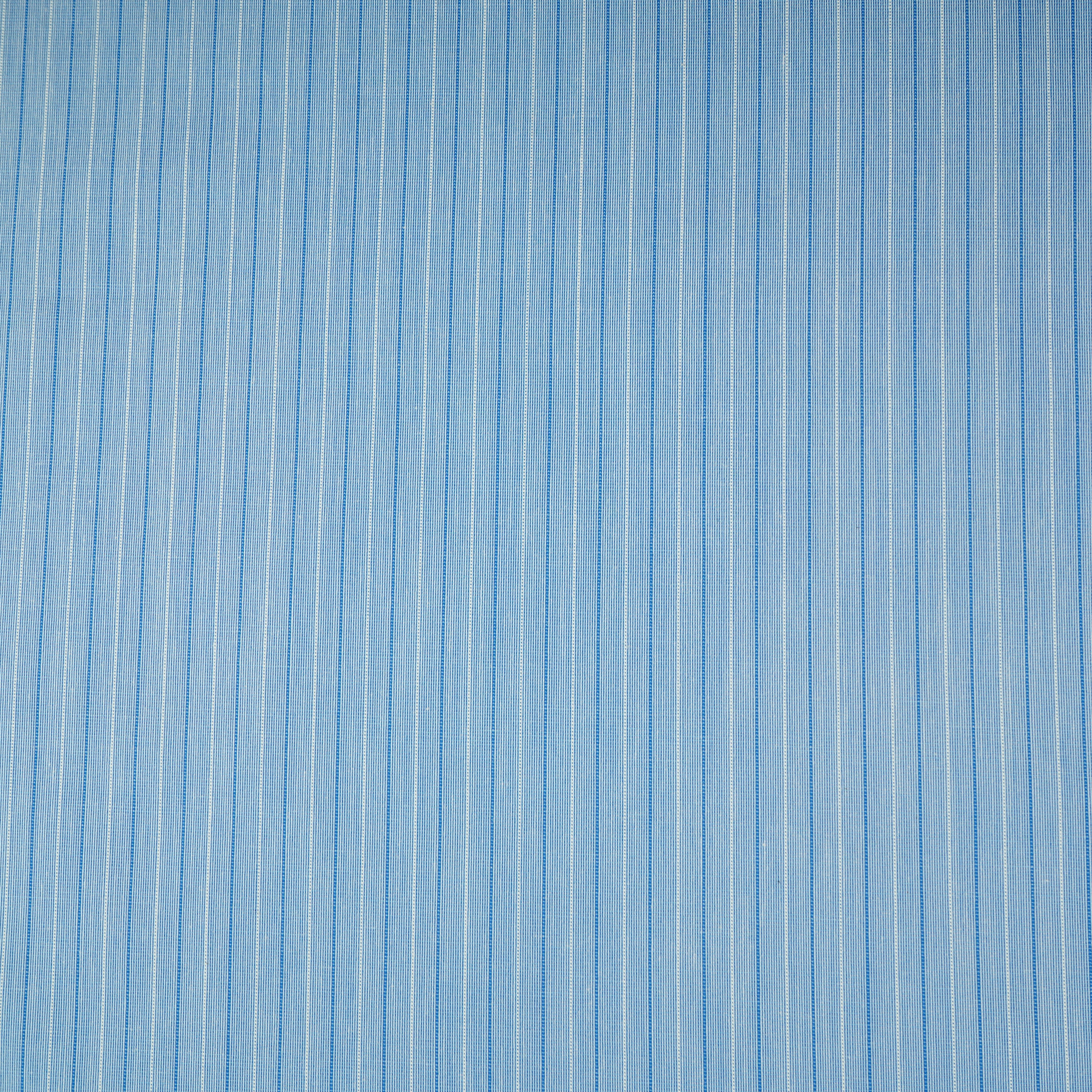 Blue & White Stripes Print Poplin Fabric MFM-30117 - TradeUNO