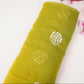 Lime Green with Multicolor 4D thread embroidery Organza Fabric VFS-31676