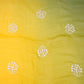Lime Green with Multicolor 4D thread embroidery Organza Fabric VFS-31676