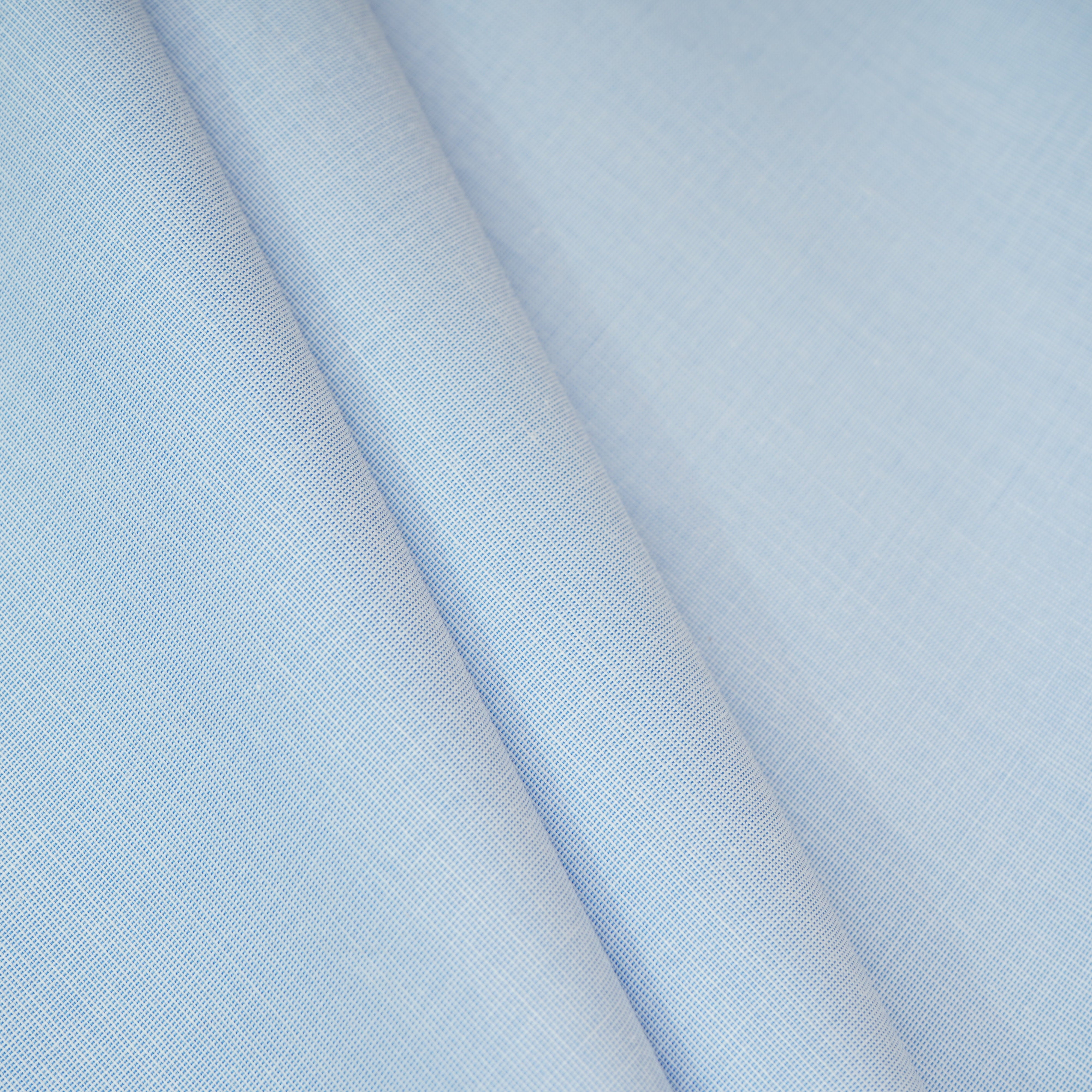 Sky Blue Solid Linen Fabric MFM-30133 - TradeUNO
