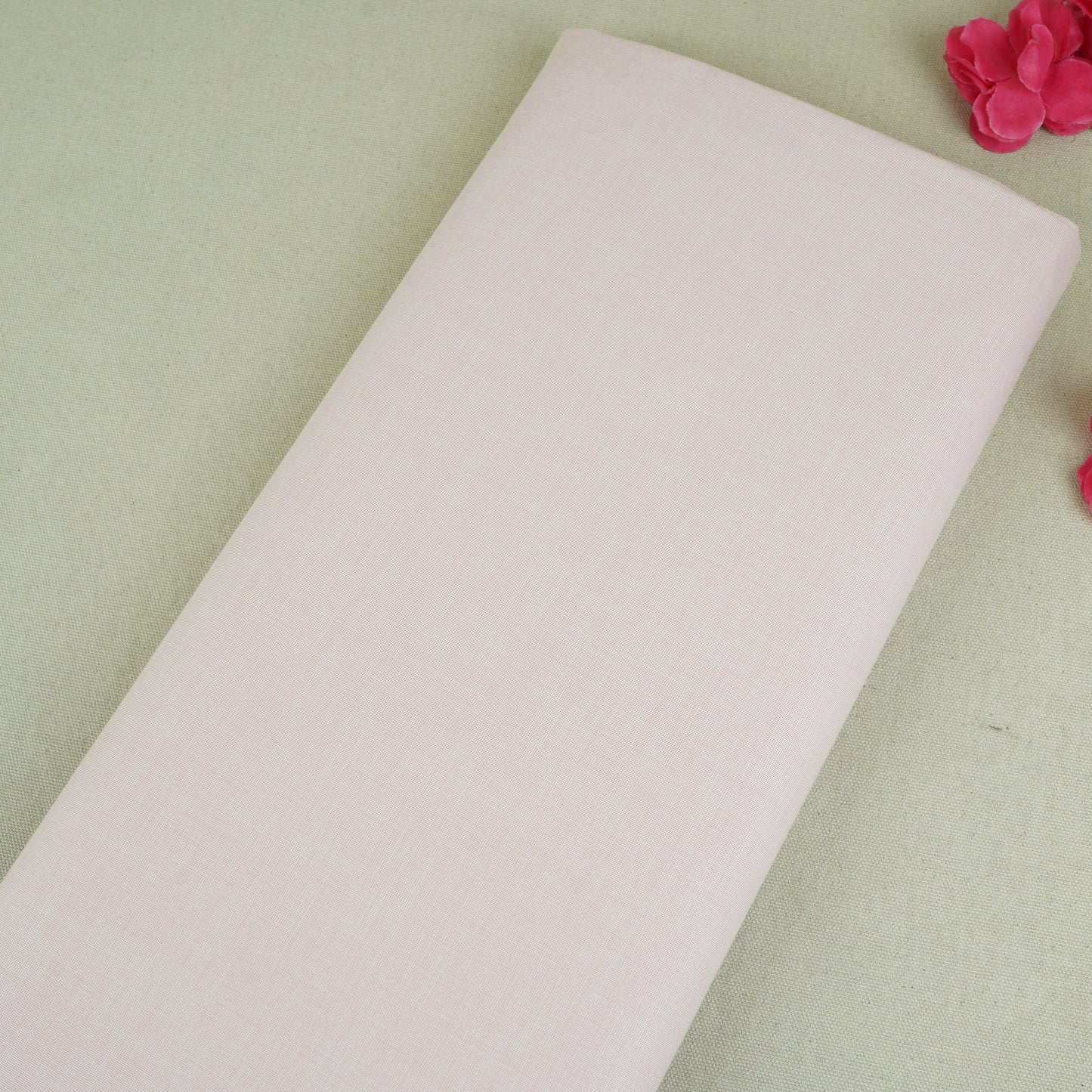 Peach Pink Solid Linen Fabric MFM-30132