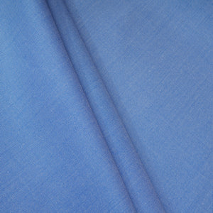 Blue Solid Oxford Cotton Fabric MFM-30145 - TradeUNO
