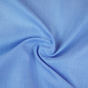 Blue Solid Oxford Cotton Fabric MFM-30145 - TradeUNO