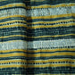 Mustard Yellow Black Abstract Print Gota Work Cambric Cotton