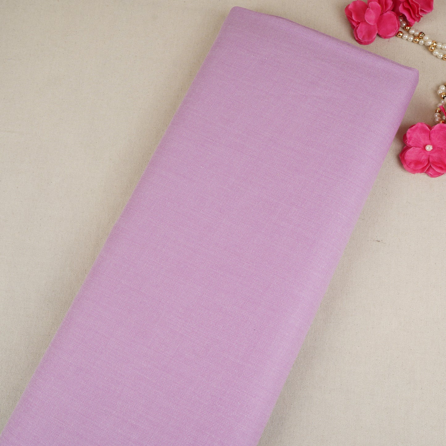 Purple Solid Oxford Cotton Fabric MFM-30144
