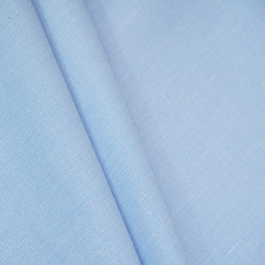 Sky Blue Solid Oxford Cotton Fabric MFM-30146 - TradeUNO