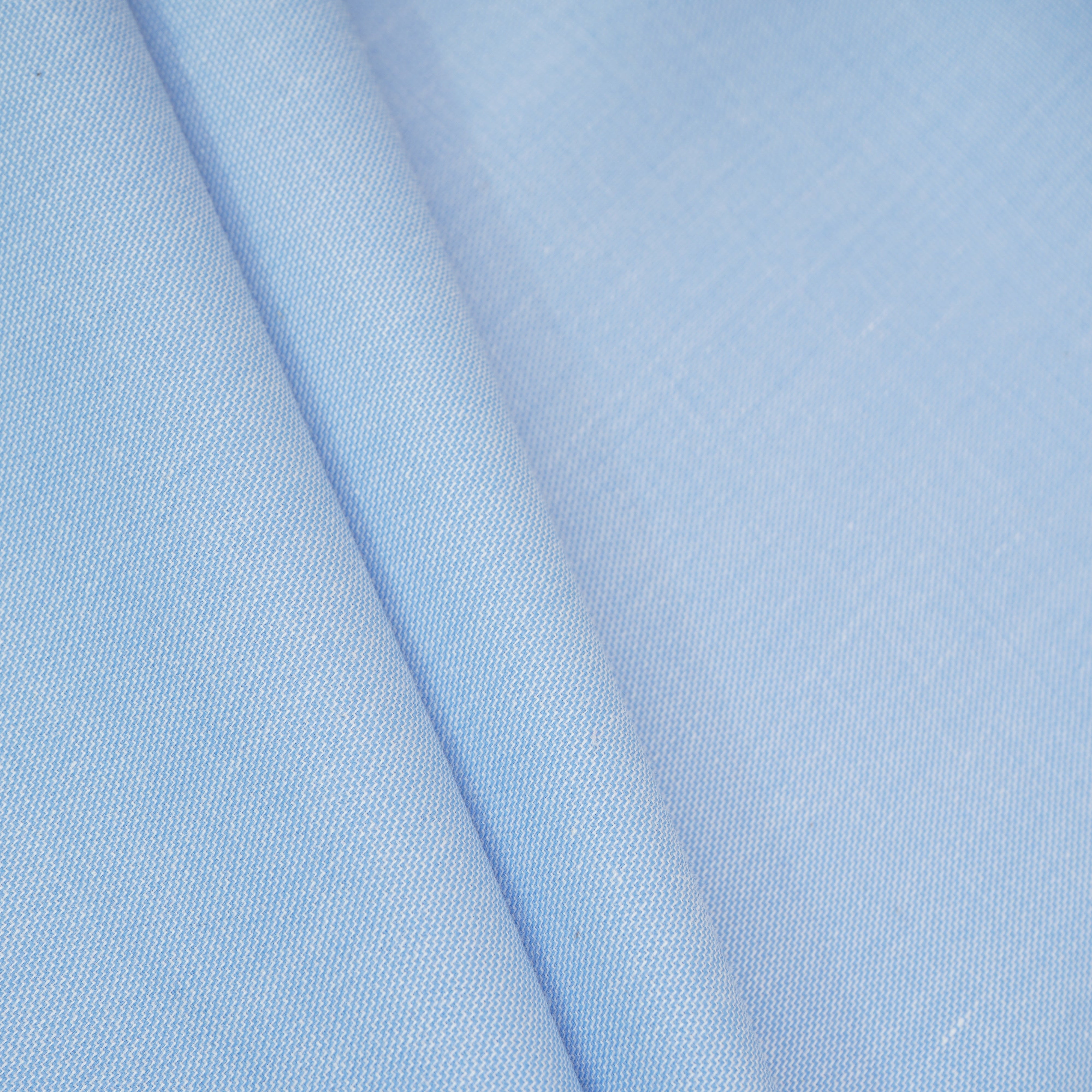 Sky Blue Solid Oxford Cotton Fabric MFM-30146 - TradeUNO