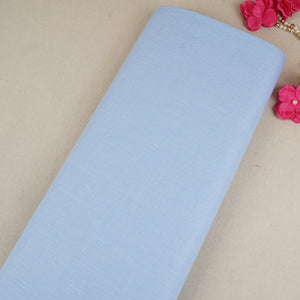 Sky Blue Solid Oxford Cotton Fabric MFM-30146 - TradeUNO
