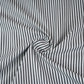 Black & White Stripes Print Poplin Fabric MFM-30159