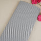 Black & White Stripes Print Poplin Fabric MFM-30159