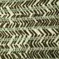 Cream Brown Chevron Print Gota Work Cambric Cotton