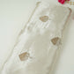 Off White thread floral cutdana embroidery Mashru Silk Fabric VFS-31522