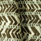 Cream Brown Chevron Print Gota Work Cambric Cotton