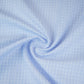 Sky Blue & White Check Print Poplin Fabric MFM-30123