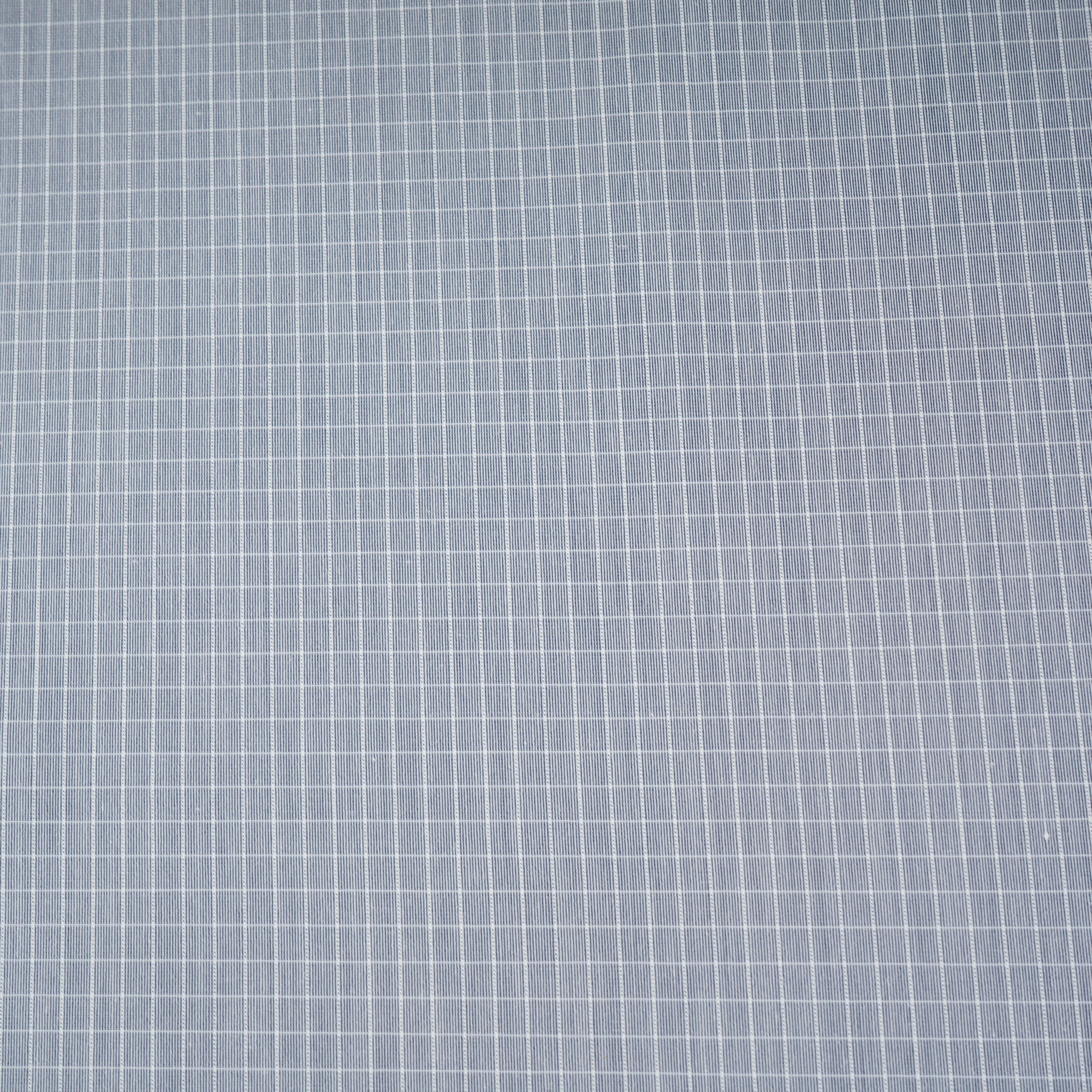 Light Grey & White Check Print Poplin Fabric MFM-30121 - TradeUNO