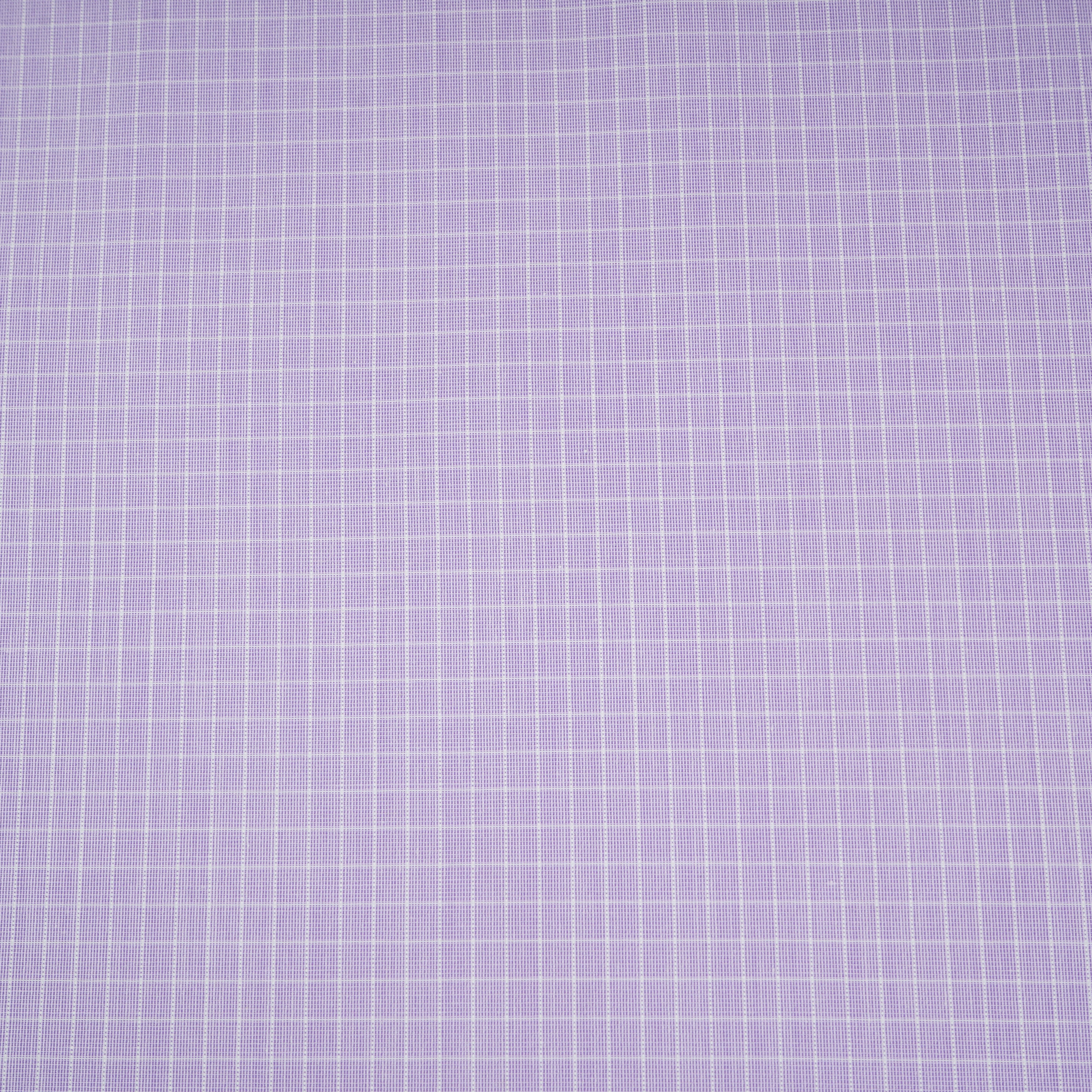 Lavender & White Check Print Poplin Fabric MFM-30122 - TradeUNO